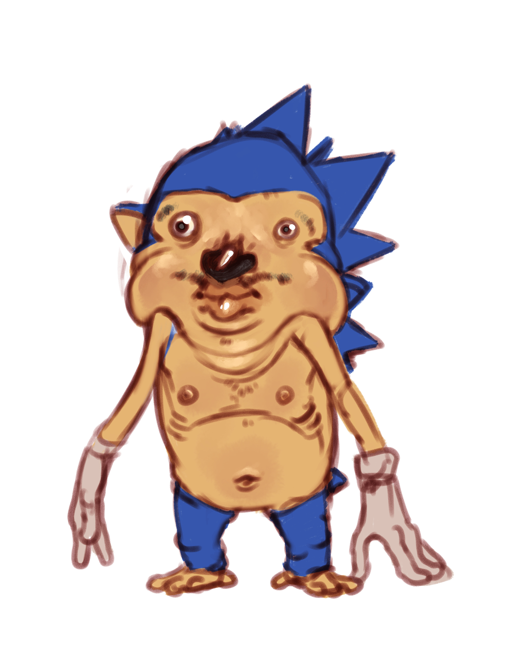 Pin on ugly sonic