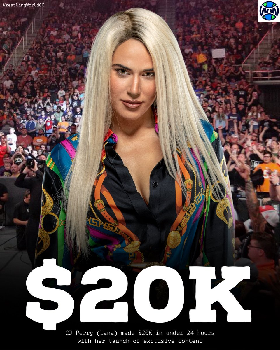 CJ Perry (Lana) made nearly $20K in under 24 hours 💰