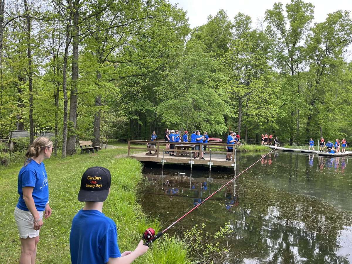 A little rain did not stop the fun and learning at this years Life Skills camp!  #qcsd  (…and only one adult “fell” in the pond:) <a href="/OfficialQCHS/">Quakertown Community High School</a> <a href="/trumelem/">Trumbauersville Elem</a>