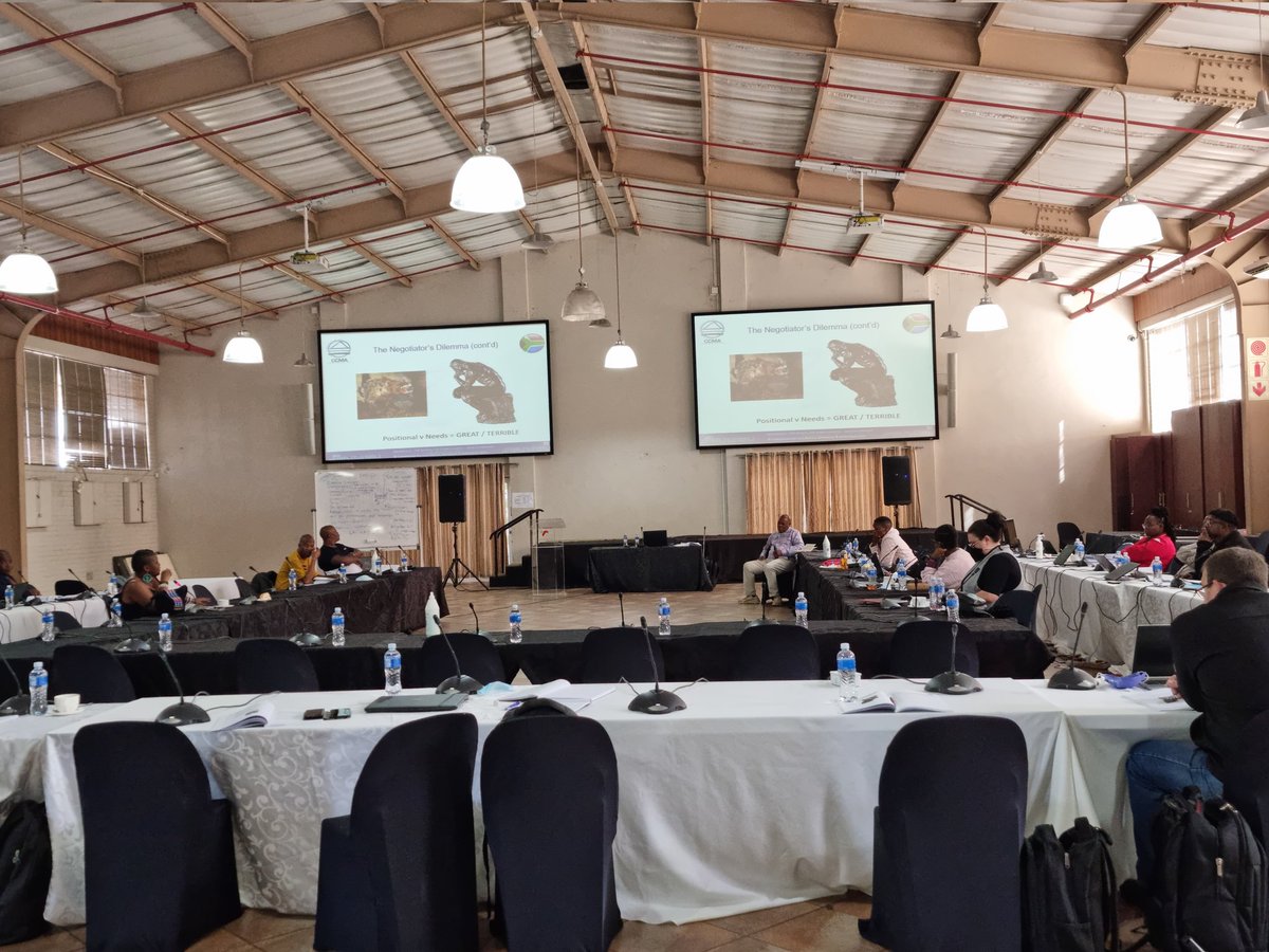 Mashiy_Amahle's tweet photo. Pre-bargaining conference as we prepare to start wage negotiations. #facilitation #mediation #conflictprevention #labourrelations #labourpeace https://t.co/u8pPF4BHtY
