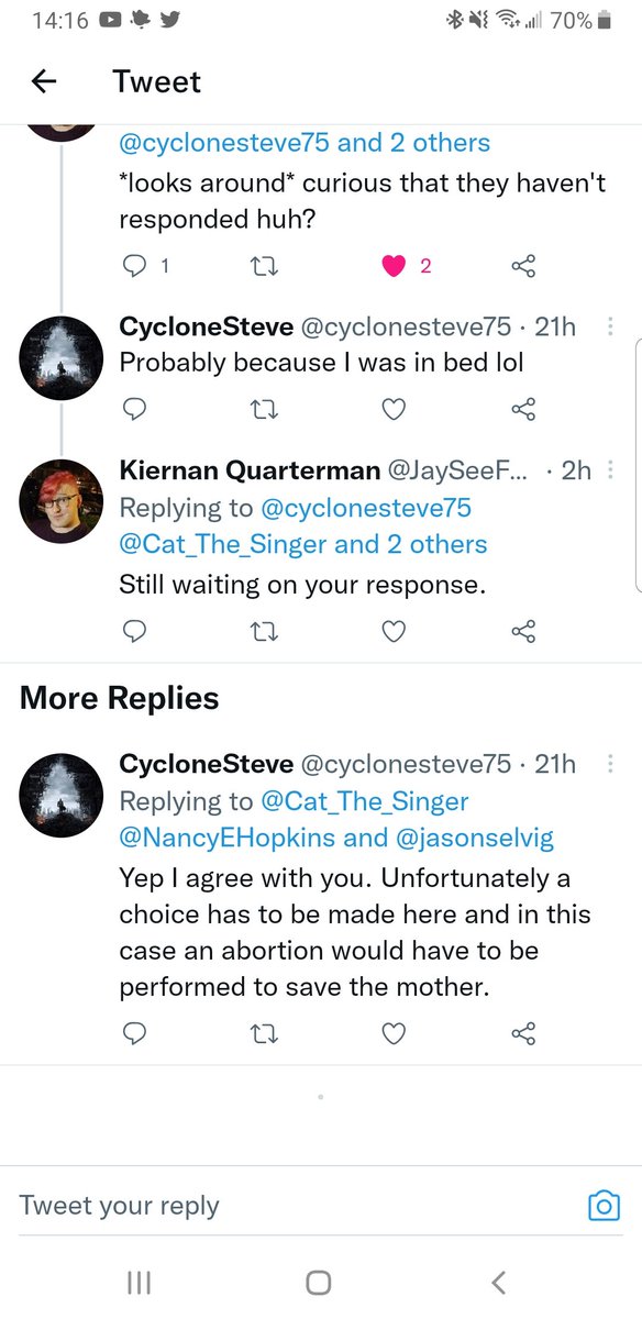 Cat_The_Singer's tweet photo. @JaySeeFahx @cyclonesteve75 @NancyEHopkins @jasonselvig Idk why Twitter didn't let me know he responded yesterday, but he *did* respond ^^; https://t.co/blkgpb3KrO