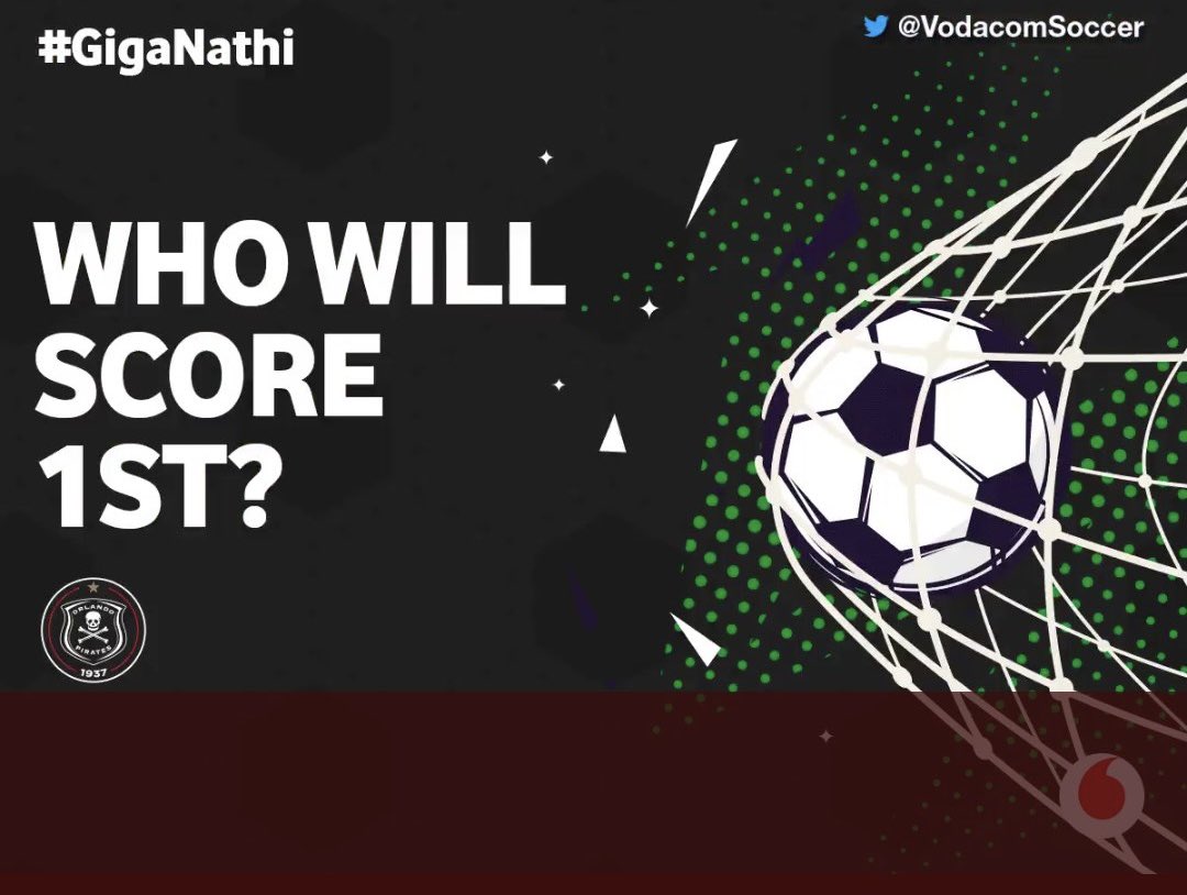 Ris1mati's tweet photo. @VodacomSoccer Orlando Pirates will score 1st.. In the 1st half #GigaNathi #CAFCC https://t.co/tUwmHNW7kO
