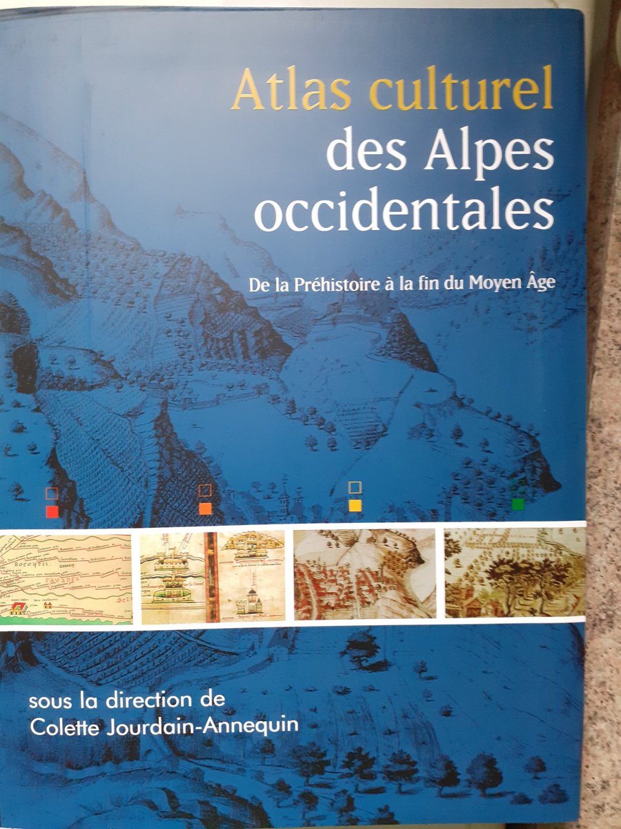 jsoldeville's tweet photo. #VendrediLecture Superbe Atlas culturel des Alpes occidentales. De la Préhistoire à la fin du Moyen-âge. A peu près ce qui se fait de mieux dans le domaine avec force textes, cartes et documentation variée, comme la célèbre carte de Peutinger (3e s) où figurait #Grenoble #Cularo. https://t.co/I9h66Dk3GL