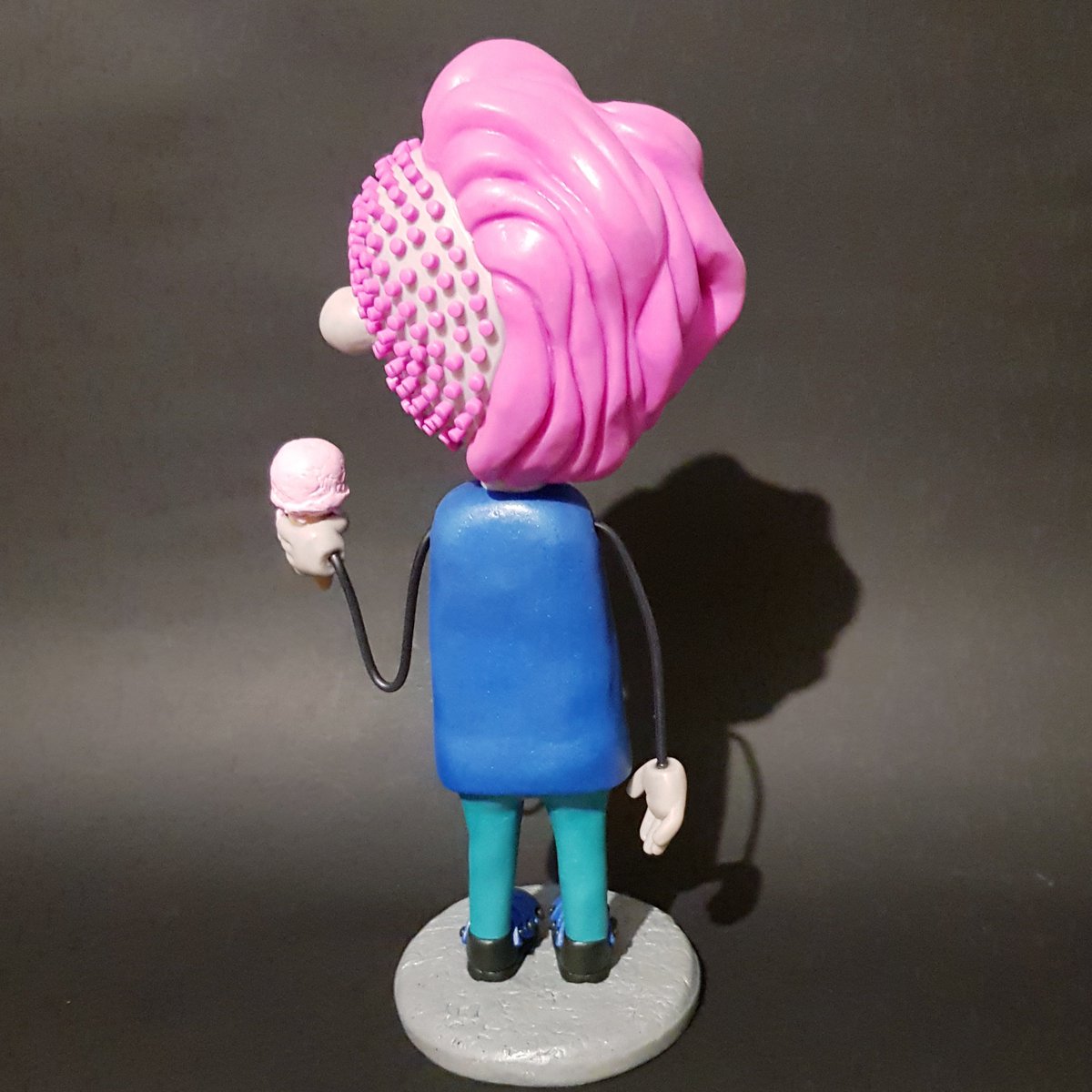 SkinBintin's tweet photo. My Partner Sku (ThePeculiarPixieNZ) creates art pieces and characters from Polymer Clay. Recently she completed a fan piece based on the art work of @NFTtori for her Dorkis NFT Project. It is currently available for a new home if you're interested. https://t.co/jnNOV9773A