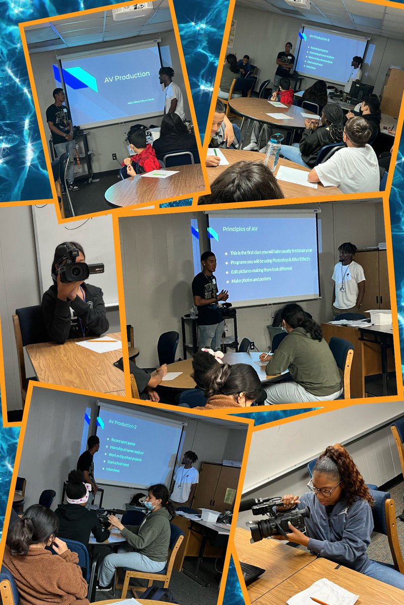 MelRickli's tweet photo. HUGE thank you to Julius & Bryce from @HHS_Television @HumbleISD_HHS sharing all about A/V & some CTE opportunities with some of my @HumbleISD_SMS @HumbleISD_CTE wheel students. π₯π¬ππ #epic #adobe #audiovideo #cte https://t.co/2sgjNMmupS