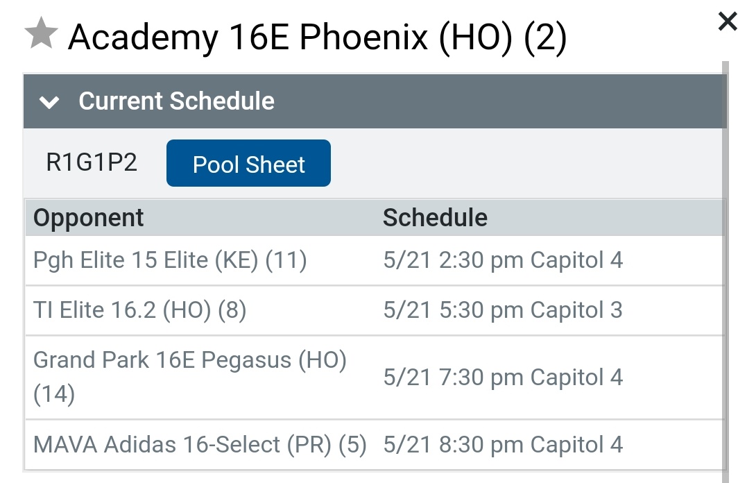 2022 Academy 16 Elite Phoenix tweet media
