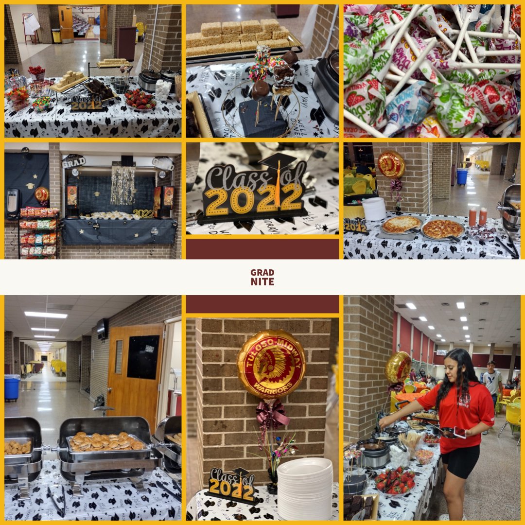 Congratulations to the Senior Class of 2022 <a href="/tulosomidwayhs/">Tuloso-Midway High School</a>! Thank you for sharing GRAD NITE with us, it was a pleasure serving #Classof2022!! Good Luck &amp; Stay Safe!