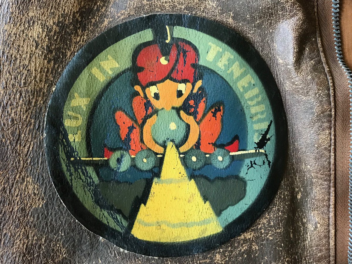 dwnbndtrn's tweet photo. @johnorloff @tomhanks @amblin Would you be interested in authentic 8th Air Force training/mission information and gear for Masters of the Air? This is the jacket and patch. I have all training records and mission flight info, including H2X https://t.co/54nrzSAPZs