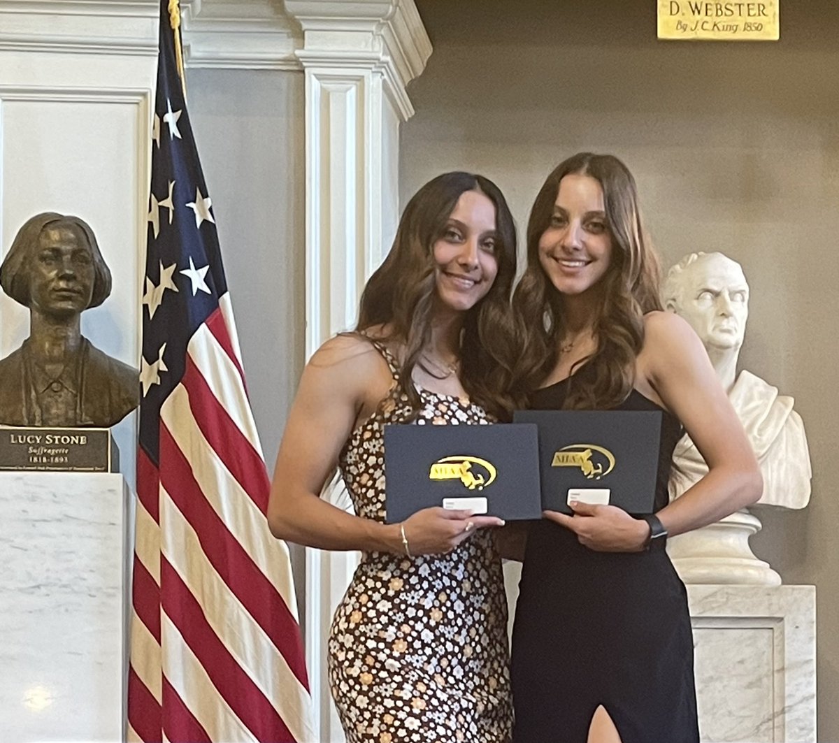 AHS Congrats all of our female athletes and coaches!  Special congratulations to AHS Award winners: Hailey &amp; Lindsey Perry! <a href="/AttleboroSball/">Attleboro_Softball</a> <a href="/AHS_GirlsHoop/">AHS Girls Basketball</a> @AboroPrincipal <a href="/MIAA033/">MIAA</a>