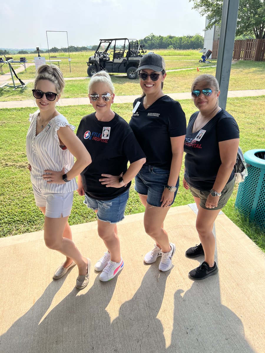 KyleERHospital's tweet photo. Kyle Er &amp; Hospital had such a good time supporting the Shoot for Sobriety event today! https://t.co/x33Vjwxbni