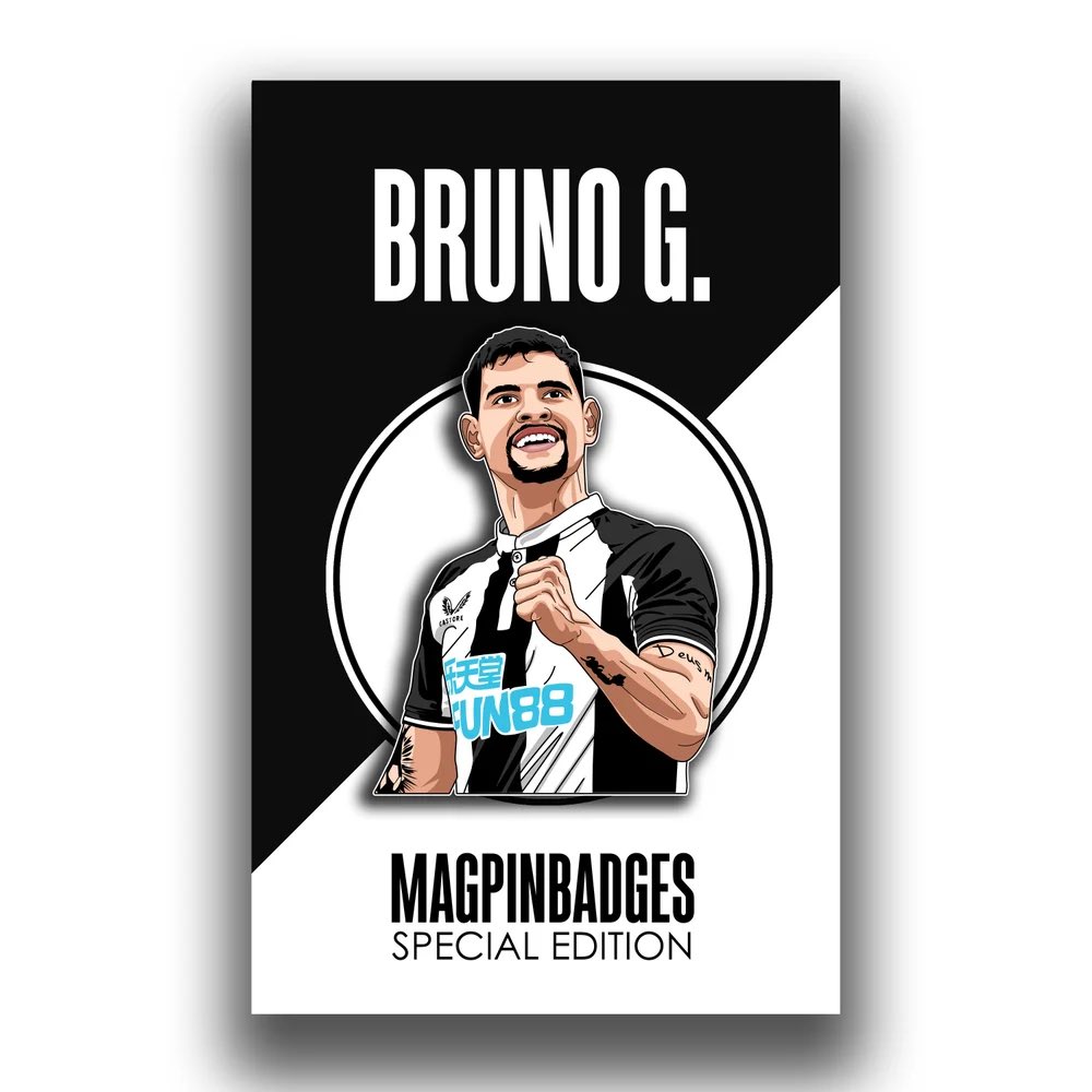 Magpin1's tweet image. Eddie Howe, Toon Bruno and Brazilian Bruno pin badges all go on sale tomorrow @ 12pm

To be in with a chance of winning ALL 3 badges, simply;

- Retweet this tweet 🔁
- Follow and comment your favourite design ✅

Winner announced just before 12pm as the badges go on sale

#NUFC