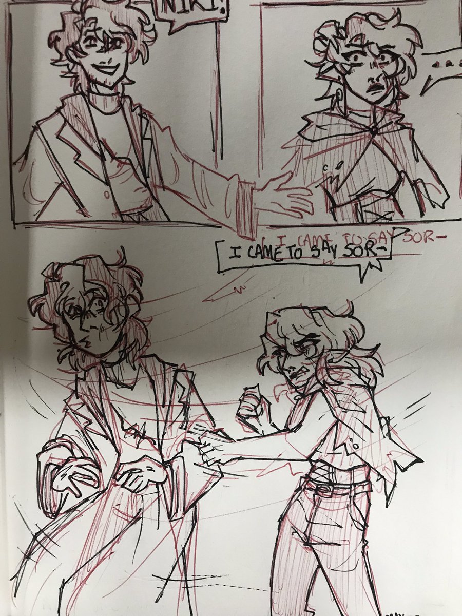 Trying to do a comic thing again >:)) anyways c!niki should get to punch c!wilbur 