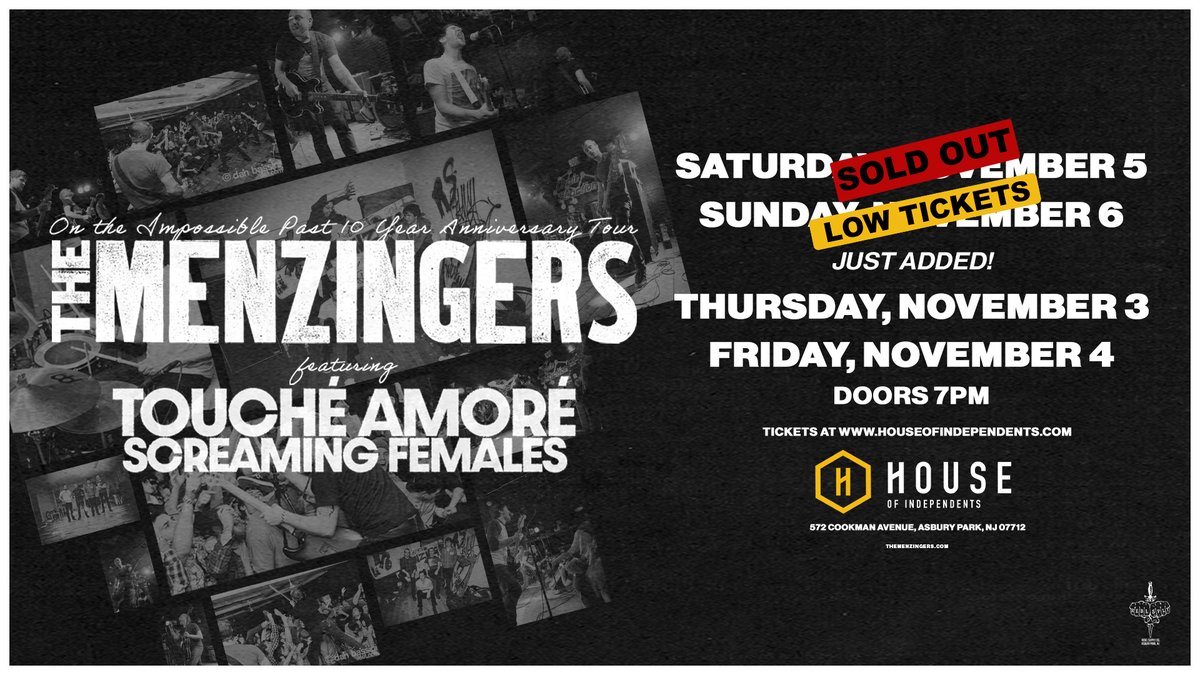 aftermathcoll's tweet image. ⚡️2 MORE SHOWS ADDED⚡️at @HOIAsburyPark 

🎟️bit.ly/110322-NJ
🎟️bit.ly/110422-NJ
🎟️bit.ly/110622-NJ