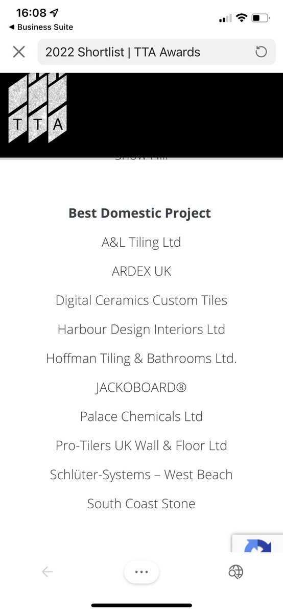 aoclements's tweet image. I am so chuffed to be shortlisted for tiler of the year and best domestic project @tileassociation awards.
If you could vote for me using the links would be amazing.
ttaawards.com/vote-fixer/ ttaawards.com/vote-domestic/