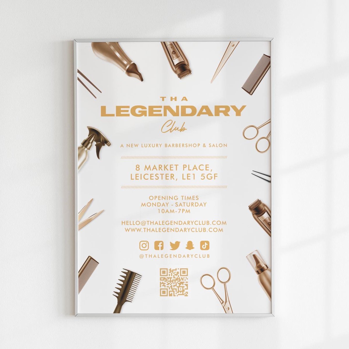 GS1DESIGN's tweet photo. Branding for @Thalegendaryclb
A Luxury Barbershop & Salon
#gs1design #logo #logodesign #logodesigner #creative #branding #content #graphicdesign #graphicdesigner #design #leicester https://t.co/KvFJmXHKwS