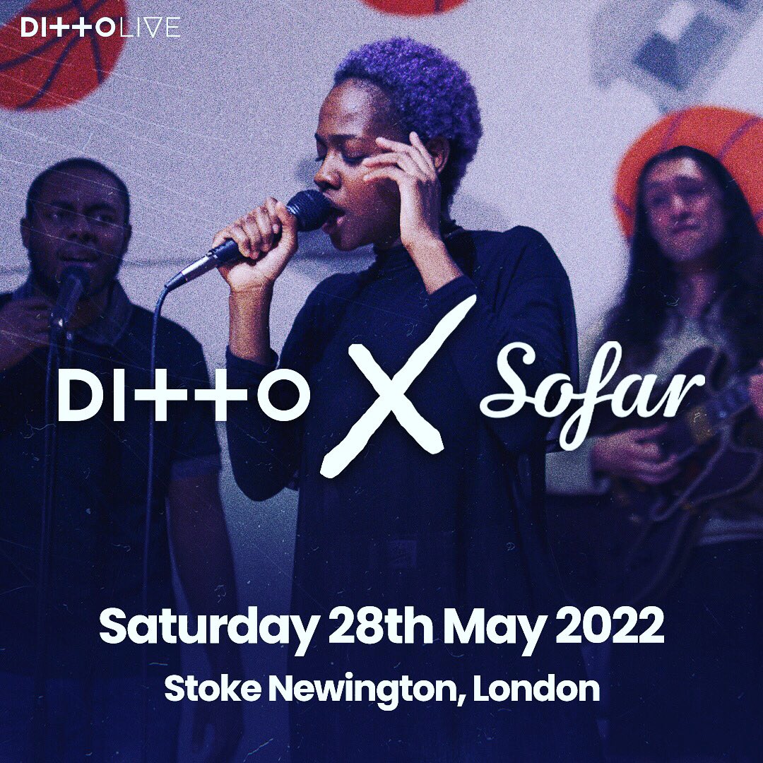 murphybeat's tweet photo. Incoming! @Dittomusic and @sofarsounds continue our team play with an upcoming London show in Stoke Newington on Saturday 28th May, location and line up to unveiled on the day to ticket holders. Tickets here https://t.co/HBu1gXDRkk and use code DITT-542EA for 15% off! #liveisback https://t.co/0YtfNdwoQp