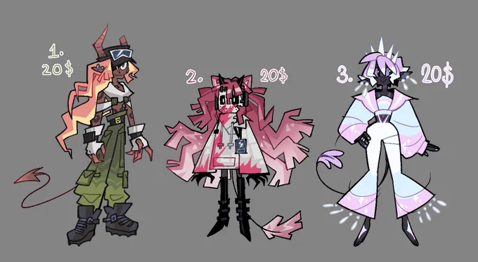 Wanted to try my hand at doing quick adopts! So if ya interested just dm me 