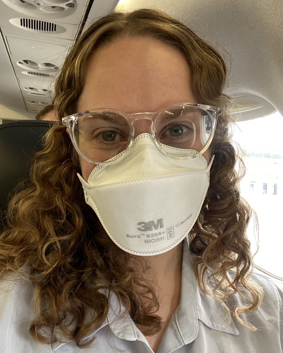 LaurenFeldMD's tweet image. On my way to @DDWMeeting!
Excited to see old friends & meet new!
Geared up on the ✈️ to protect my 👶👧 who are still waiting for their vaccine. I know there are other parents (and people with high risk family) in this same boat!
@AmCollegeGastro @AmerGastroAssn @ASGEendoscopy