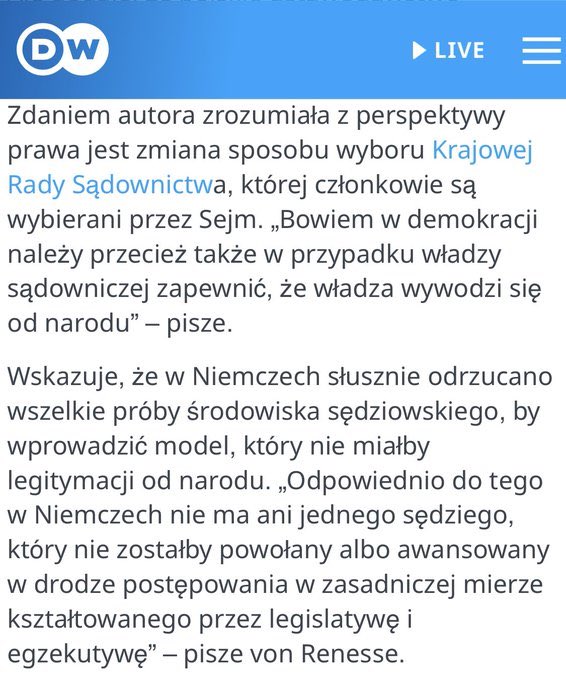 JSaryuszWolski's tweet image. „Władza [także sądownicza] wywodzi się od narodu”

Tak mówi niemiecka doktryna prawna
Pl reformy sądownictwa idą w tym samym kierunku
Niemcy domagają się bezpośrednio i via UE od PL czegoś dokładnie odwrotnego
Uważają PL za „gorszą demokrację” wg Komisji Weneckiej
#Untermenschen