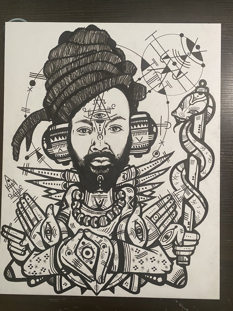 Working on something with <a href="/illuminaticongo/">illuminaticongo ♰</a> ( I’m creating this image for him, and he’s doing an exclusive Star Bizarre tune strictly for holders!!!! ) fun stuff coming along!!! Naga stylee!!!