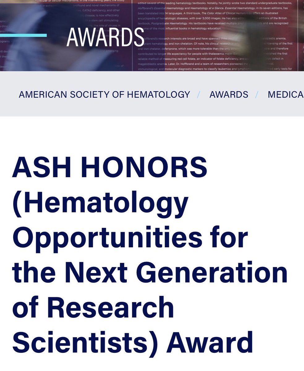 StoweMcmurry's tweet photo. Thank you #ASHHonors for recognition of our work! @Clotmaster https://t.co/zojKUpeHfC