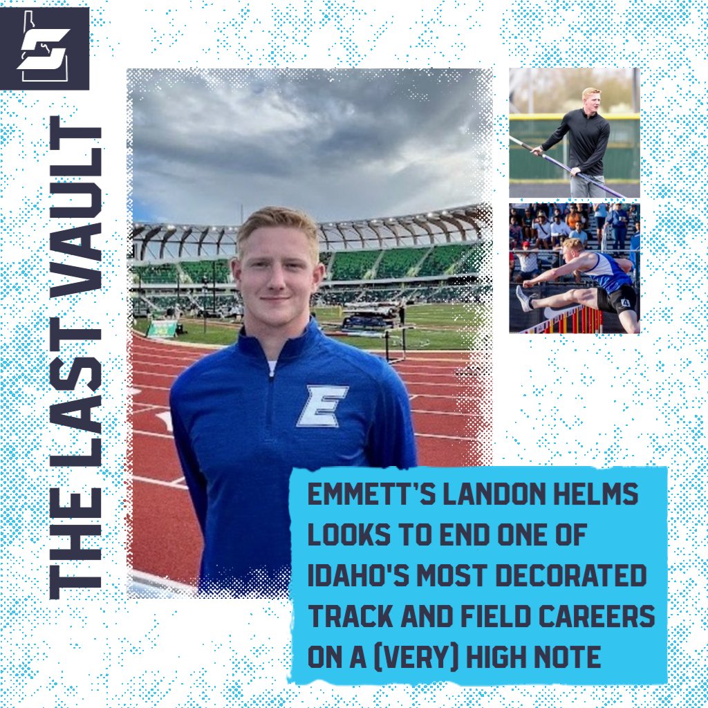 With the 4th-best pole vault mark in the country (17'2"), <a href="/aggietfxc/">Texas A&M Track & Field/Cross Country</a> signee <a href="/AirLandon_/">Landon Helms</a> is trying to win the 4A title for a 3rd consecutive time💪

Plus he just picked up a state title in the boys long jump at 23’1” 🤯

📰 news.scorebooklive.com/idaho/2022/05/…