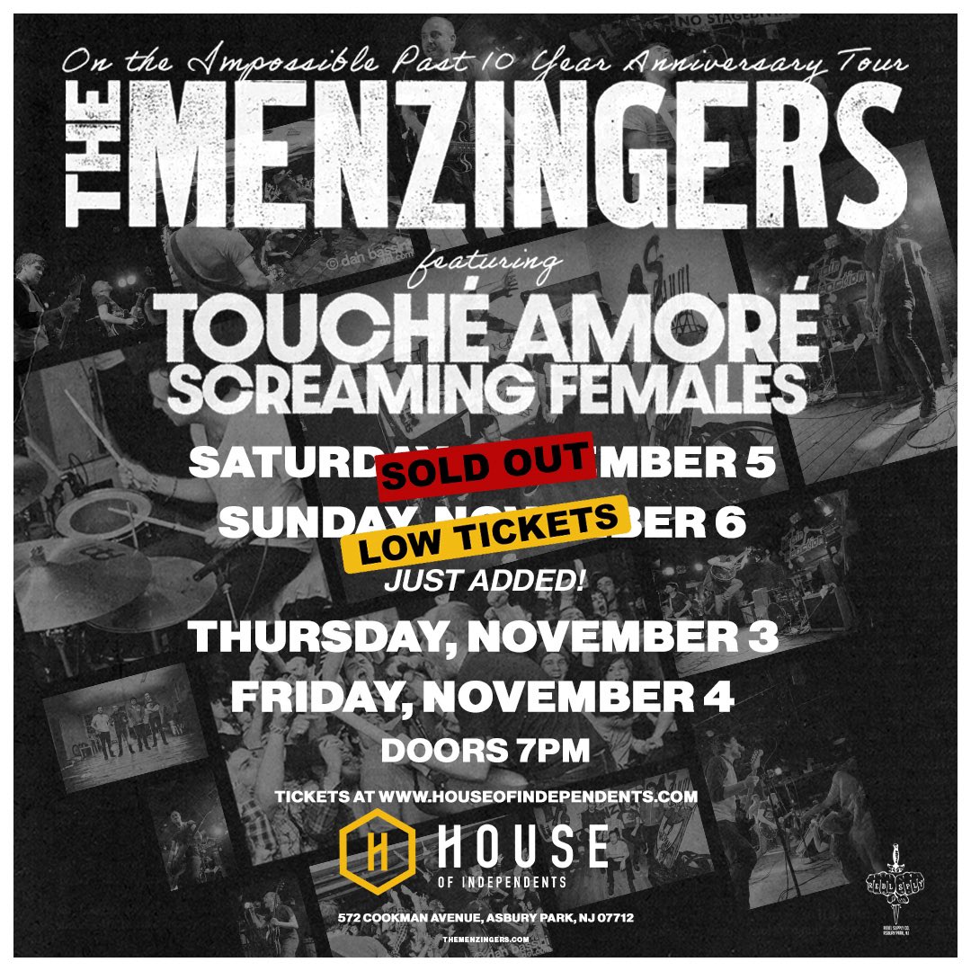 themenzingers's tweet image. NJ! These shows are selling so fast that we decided to add TWO MORE at @HOIAsburyPark! Tickets on sale now at bit.ly/TheMenzingersT…