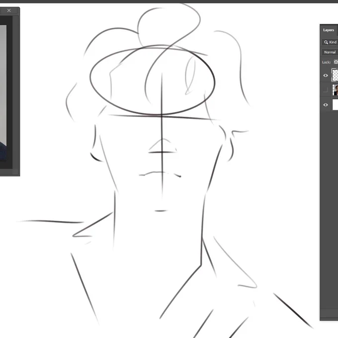 literally the tiniest wip u cant even tell who it is 