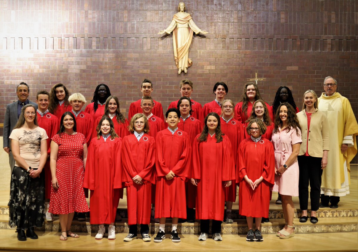 It's 8th Grade Graduation Day at St. Vincent School. Congratulations Class of 2022! #SVGraduation Week