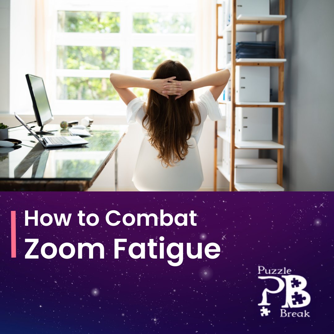 PuzzleBreak's tweet image. Last week I discussed the looming challenge of "Zoom Fatigue," what provokes it, and how Puzzle Break can help cure it. This week, let's talk about video meeting fatigue.

Here's everything you need to know -
puzzlebreak.us/blog/how-to-co…

#teambuildingactivities #funworkplace