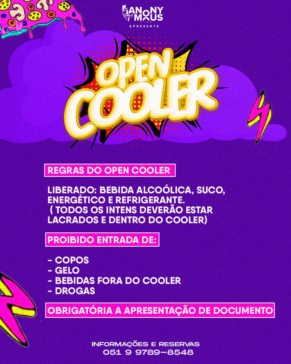 AnonymousClubRs's tweet photo. Algumas regrinhas para que nossa noite seja perfeita 🤩🔥 https://t.co/aXrpfccnsO