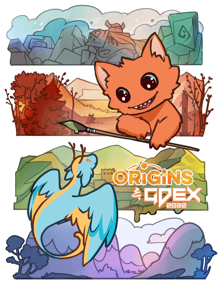 TheGDEX's tweet image. Hi Friends, we're only a few weeks away for #GDEX2022 &amp;amp; @originsgames. Big updates coming.

Thanks all for helping to share!
thegdex.com

@grantkirkhope @GameOverGreggy @Droopy1943 @Marzzzzzy @Elentori @VolpeCreates @DBCooperVO @chrisbergman @Argembarger @SeanBeeson