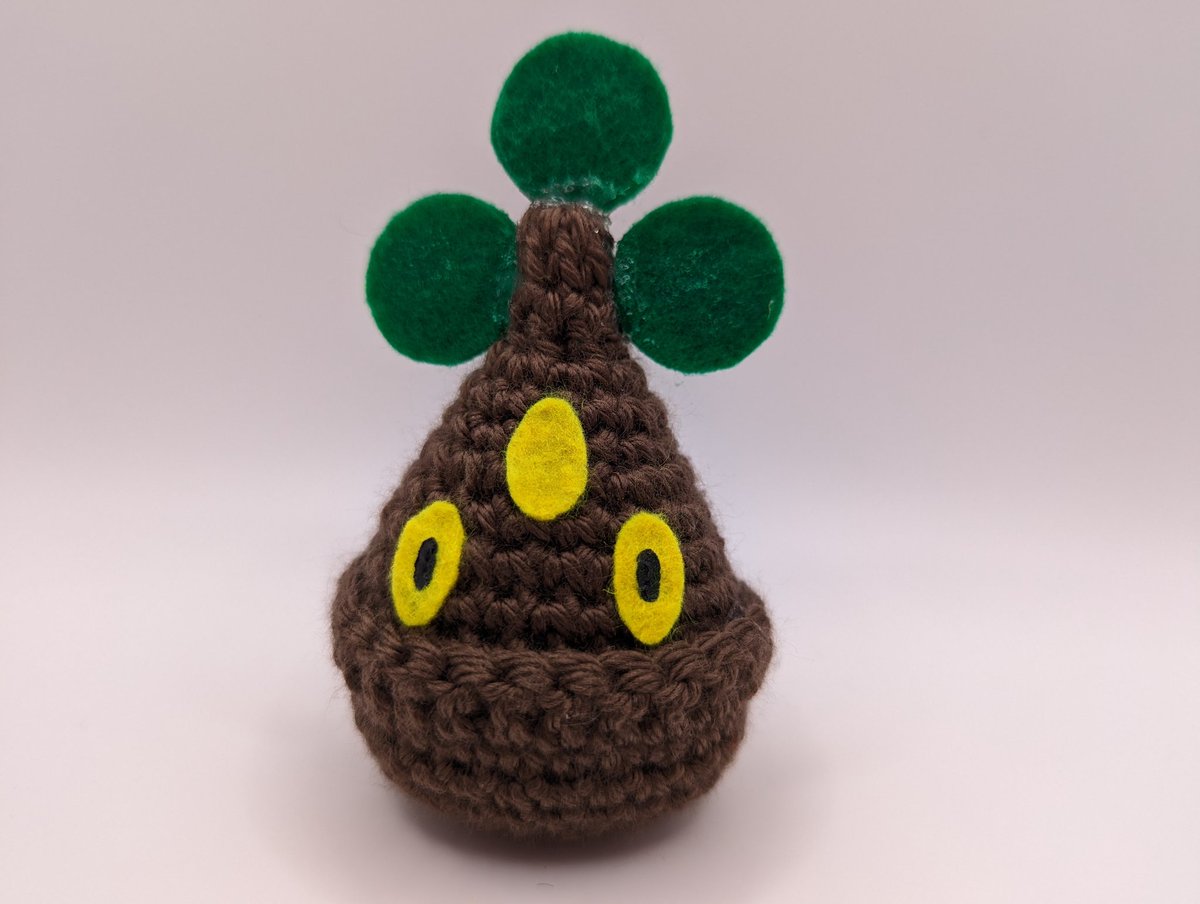 Kehlees_Things's tweet photo. Bonsly! What a cutie!

#CrochetEveryPokemon number 290!

Bonsly tend to look like they're crying but it's really just an excessive amount of water stored within their bodies that needs regulating.

#pokemon #handmade #PokemonScarlet #PokemonViolet #crochet #etsy #amigurumi https://t.co/NUxAAjTEy0