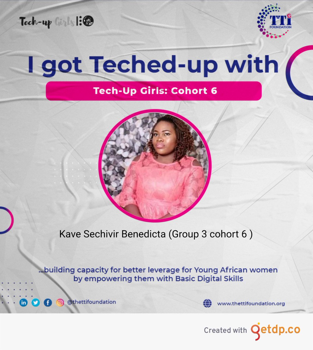 dictacave's tweet photo. Got an opportunity to roll with the direction the world π is facing (tech).... Proudly a tech girl in viewππ
#techupgirls
#techytrain
#thettifoundation
#techupgirls6
#techupgirls6group3 https://t.co/gxypgW2JhC