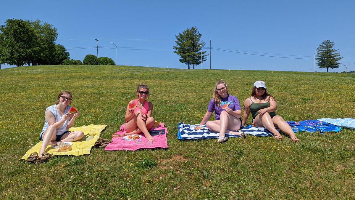 PattonHigh's tweet image. Sliding our way into graduation mode! Senior Fun Day 2022 is a wrap! #WeArePatton #PHSClassof2022 #Watermelon