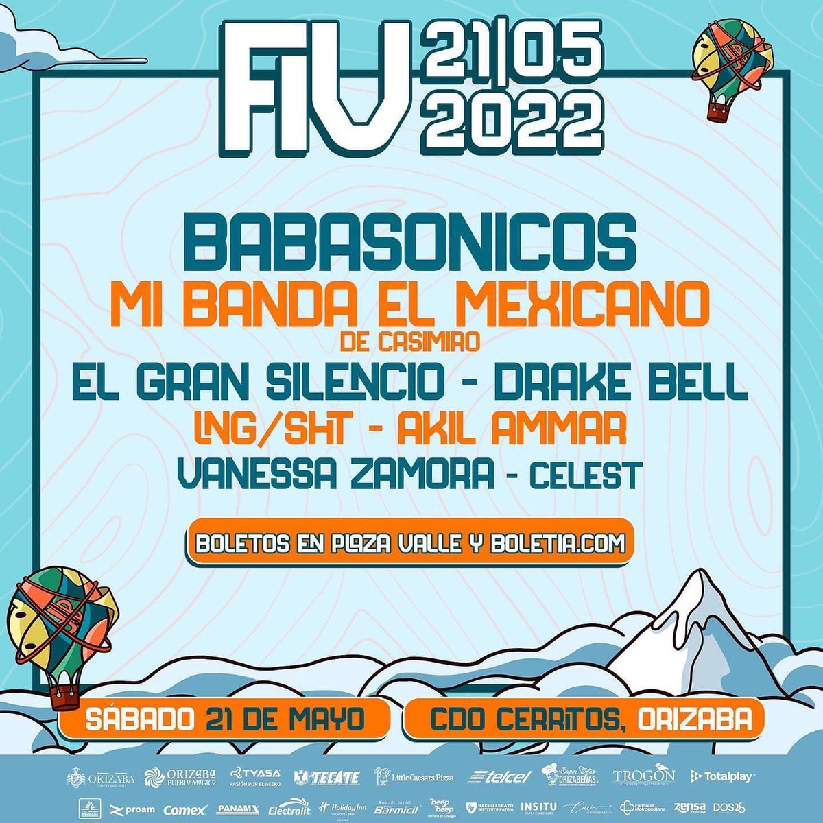 linxes_'s tweet photo. MAÑANA nos vemos en el #FestivalInternacionalVolare #Orizaba 🥳
Cerramos el escenario #Alternando y compartimos cartel con @babasonicos @DrakeBell @LngSHT @AkilAmmar @vanezamoraa @celestbandmx y más 🔥

🎟 LINK BOLETOS: https://t.co/ohZa7kaVlA https://t.co/YuRY5ALNHS