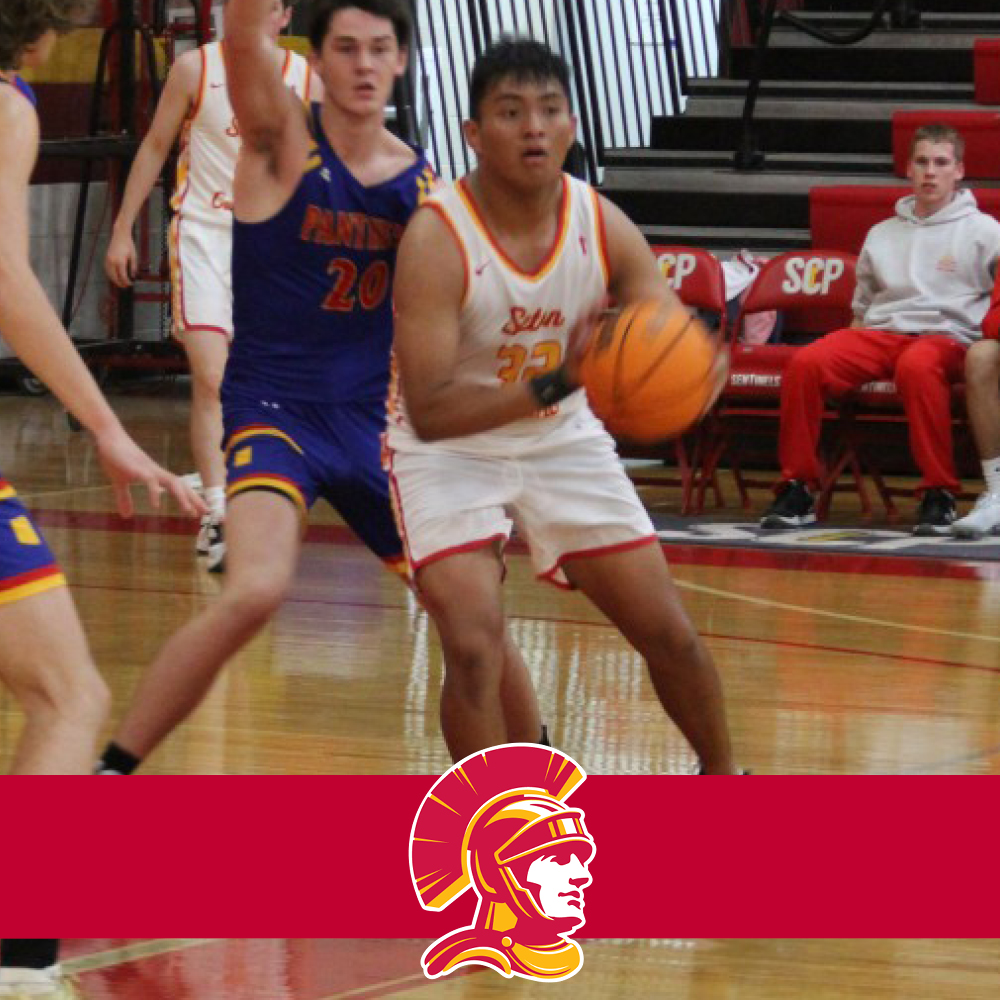 SCPAthletics's tweet photo. SENTINEL SNAPSHOT #9: The next snapshot takes us to the hardwood and the Sentinel Boys Basketball team, which won their first two games at the Epic Tourneys New Years Classic over the holiday break to take home a strong finish at the event! #SentinelSeason #SETONPRIDE https://t.co/9PryiM8PUD