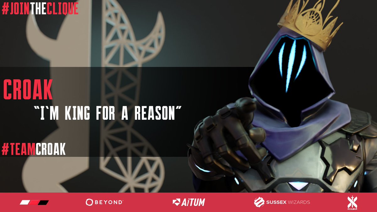 CLQGG's tweet photo. Captain Quotes!

@ItsCroakk 
"I'm King for a reason"

24 hours to go!

#JoinTheClique #CaptainQuotes #TeamCroak https://t.co/fqBPFiGuFj