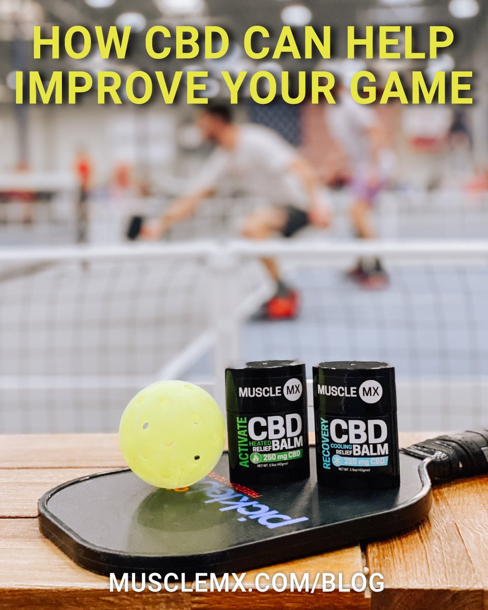 There are many #MuscleMX #CBD products that #athletes can use to their advantage. Here is some insight into the top uses of #CBDproducts for #pickleballplayers. 

l8r.it/v1Ne