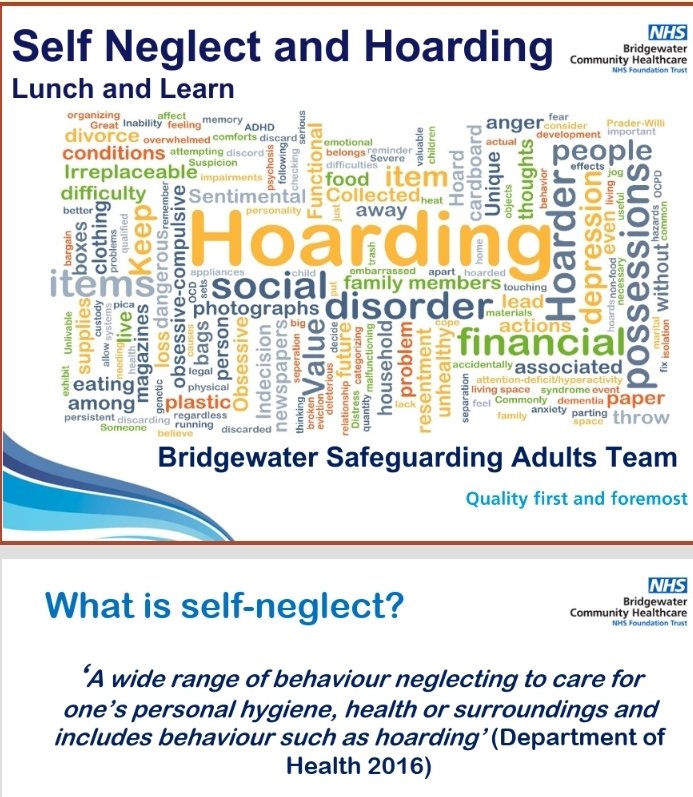 Great week with 2 'Lunch and Learn' sessions for #HoardingAwarenessWeek