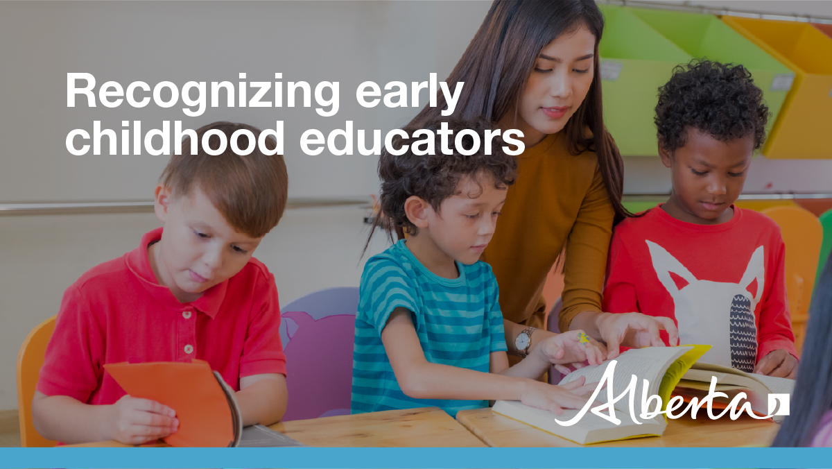 YourAlberta's tweet photo. We are pleased to announce the recipients of the 2022 Minister’s Awards of Excellence in Child Development! 🏆 
For a list of this year’s recipients, visit: https://t.co/X27jdUbswW https://t.co/lkDdVqyass