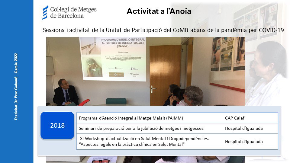 CoMBAnoia's tweet photo. La presidenta de la Junta Comarcal de l'Anoia, @ElisendaFlorens, recorda l'activitat del CoMB a la comarca durant els darrers anys, tant en l'àmbit formatiu com la campanya #ElCoMBActua durant el tancament de la Conca d'Òdena per la COVID-19
https://t.co/od9seDyKV3 https://t.co/mjLRVFQnuJ