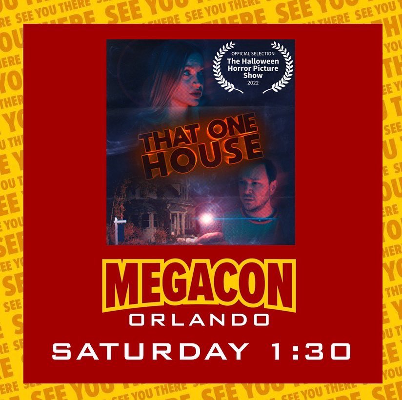 newfangledmpc's tweet photo. @MegaConOrlando cannot wait for tomorrow! Stop by and see my horror/comedy short ‘That One House’ in the Halloween Horror Picture Show! #megaconorlando #megacon #MEGACON2022 #horror #Halloween https://t.co/uIBo9mBmPr