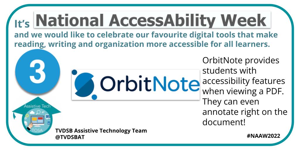 TVDSBAT (@tvdsbat) on Twitter photo One of our favourite 5 tools that add digital accessibility for all learners. Learn more with short video tutorials at bit.ly/ATClassroom #GoodForAllTech #NAAW2022 <a href="/SpecialEd_TVDSB/">SpecialEd_tvdsb</a> One of our favourite 5 tools that add digital accessibility for all learners. Learn more with short video tutorials at bit.ly/ATClassroom #GoodForAllTech #NAAW2022 <a href="/SpecialEd_TVDSB/">SpecialEd_tvdsb</a>