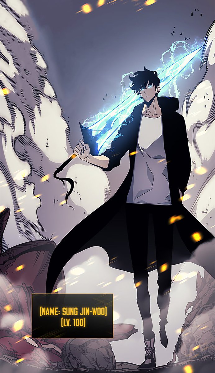 black_ace310's tweet photo. @LeeandLie One of the GOAT. [Solo Leveling] Guy goes from being the weakest hunter in the world to the strongest. Everyone's strength is set when they awaken their powers, but not him. He's the ONLY person in the world who gets stronger after each fight with no strength cap. S-tier Webtoon. https://t.co/1c9Y4Dvk0R