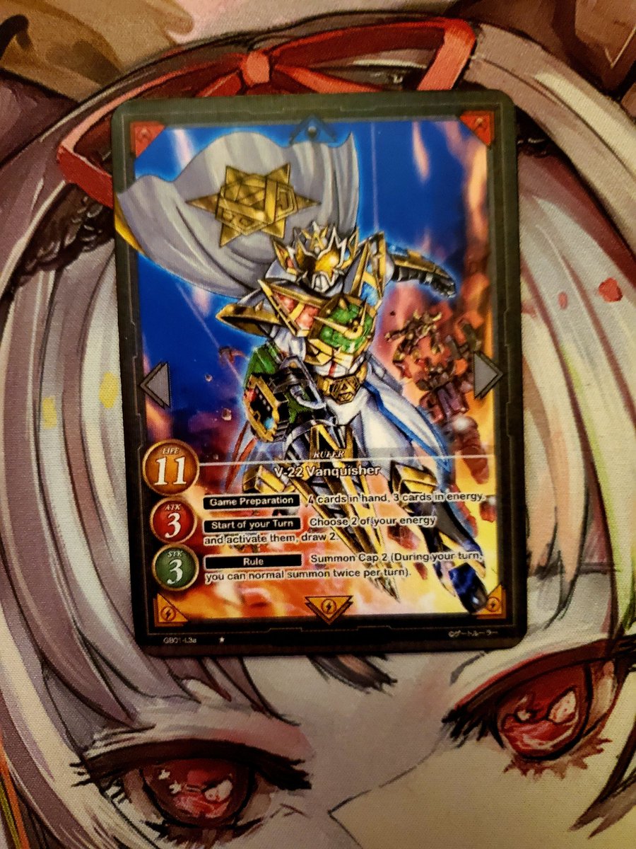 TheGunnolf's tweet photo. Getting Ready to 'Gear Up' into a few victories with my latest #GateRulerCustom; Captain Answer The Vanquisher.
#GateRuler Go!!!
#ゲートルーラー https://t.co/aRGaP4Fgyt