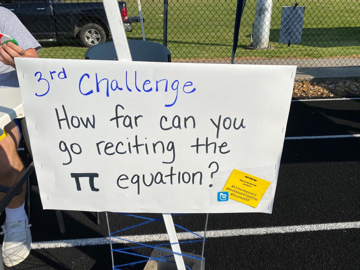 Students from <a href="/KarnsBeavers/">Karns High Beavers</a> celebrated Field Day with a twist this morning! 9th-graders completed activities and challenges with a math connection, during an event designed to build math awareness and interest. Read more on Hall Pass: bit.ly/39A8ETn.