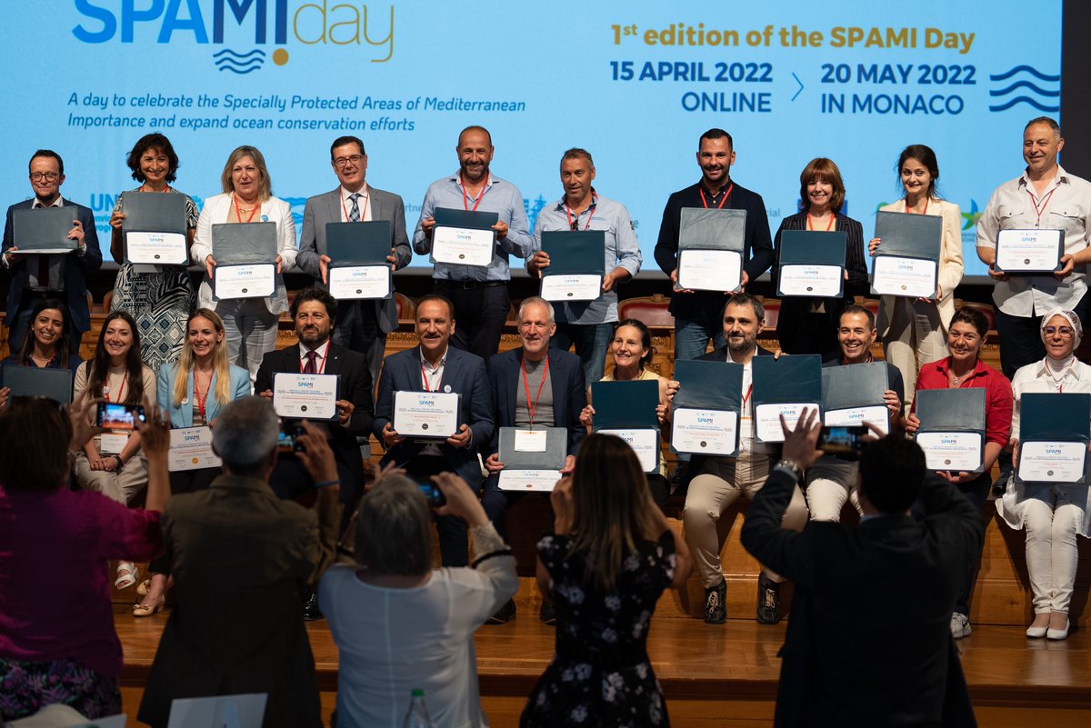 We were very happy to celebrate with you the first edition of SPAMI Day at the Oceanographic Museum of Monaco and online! 
Thank you for your commitment to the Mediterranean
#SPAMIday2022 #ProtectMedDay 
🌊💙