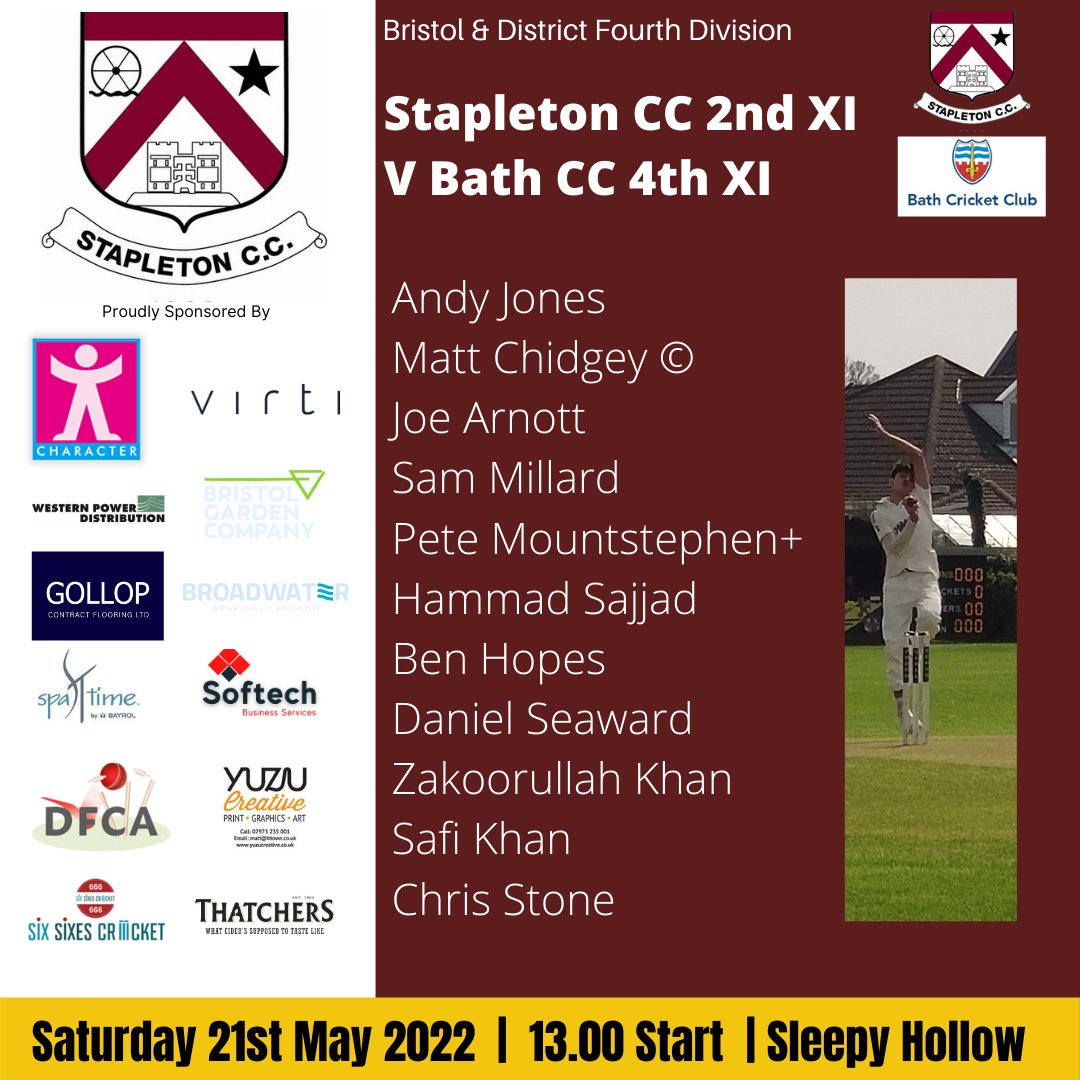 StapletonCC's tweet photo. Your 4 sides for tomorrow 🇱🇻

#UTS 🇱🇻 #localcricket 🏏 https://t.co/kU8m7JzZ5N