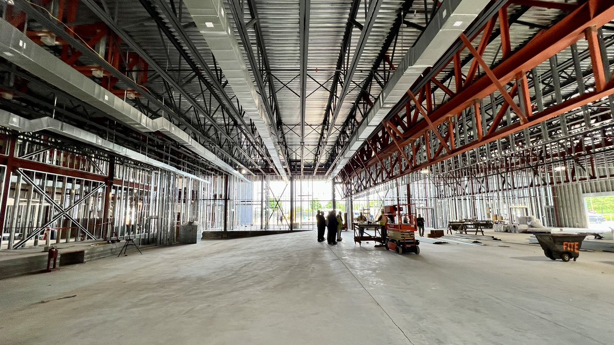 weskelley's tweet photo. I’m honored to get a sneak peek of the new Space Camp Operations Building coming together at @RocketCenterUSA. It provides many exciting resources for generations of future explorers. https://t.co/NZhMR0NtdR